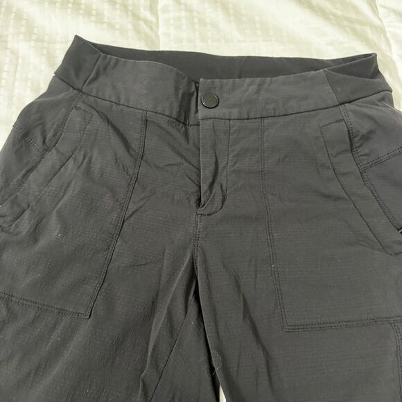 Athleta Black Recycled Nylon Jogger Pants | Size 2 - Picture 7 of 11